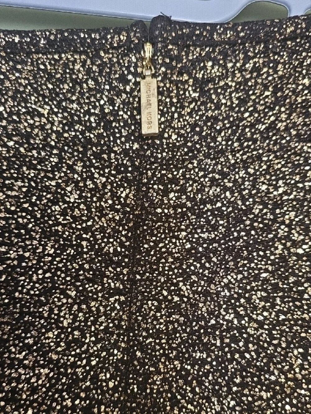 Michael Kors Metallic Gold Sparkle Top - Medium